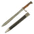 Original Rare German WWI M1898/05 a/A Butcher Sawback Bayonet with "High Horns" by Erfurt - dated 1907 Original Items