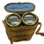 Original Magnificent U.S. Pre-WWI Named Officers Field Glasses by T. Gall & Co. with Attached Compass & Leather Case Original Items