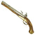 Original German Brass Mounted Flintlock Pistol by Hartmann of Durlach in Baden - circa 1780 Original Items