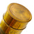 Original Early 20th Century Named French Three Draw Brass Naval Telescope with Attached Flag Chart Original Items