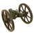 Original British Georgian Era Brass Barrel Model Field Gun Cannon with Brass & Wood Carriage - circa 1820 Original Items