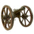 Original British Georgian Era Brass Barrel Model Field Gun Cannon with Brass & Wood Carriage - circa 1820 Original Items
