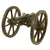 Original British Georgian Era Brass Barrel Model Field Gun Cannon with Brass & Wood Carriage - circa 1820 Original Items