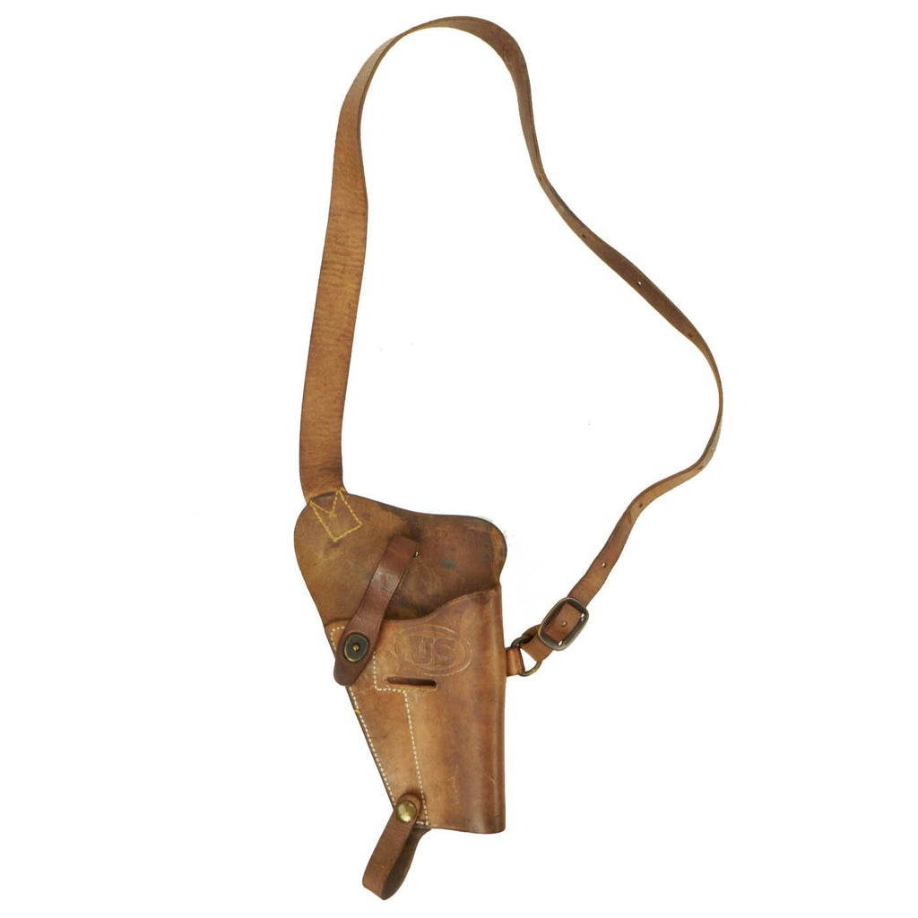 Original U.S. WWII M3 Colt 1911 .45 Tanker Shoulder Holster by Enger-Kress Original Items