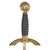 Original German WWII Early Luftwaffe Officer Sword by SMF with Waffen Mark & Scabbard - Nickel Plated Blade Original Items