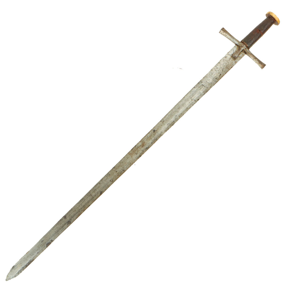 Original Magnificent Victorian Sudanese Mahdi Dervish Kaskara Broadsword with German 17th Century Blade - circa 1880 Original Items