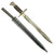 Original U.S. Pre-WWI M1892 Bayonet and Scabbard for Springfield Krag-Jørgensen Rifles - dated 1902 Original Items