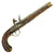 Original U.S. Kentucky Flintlock Pistol with Trade Lock by R. Ashmore & Tiger Maple Stock - Circa 1835 Original Items