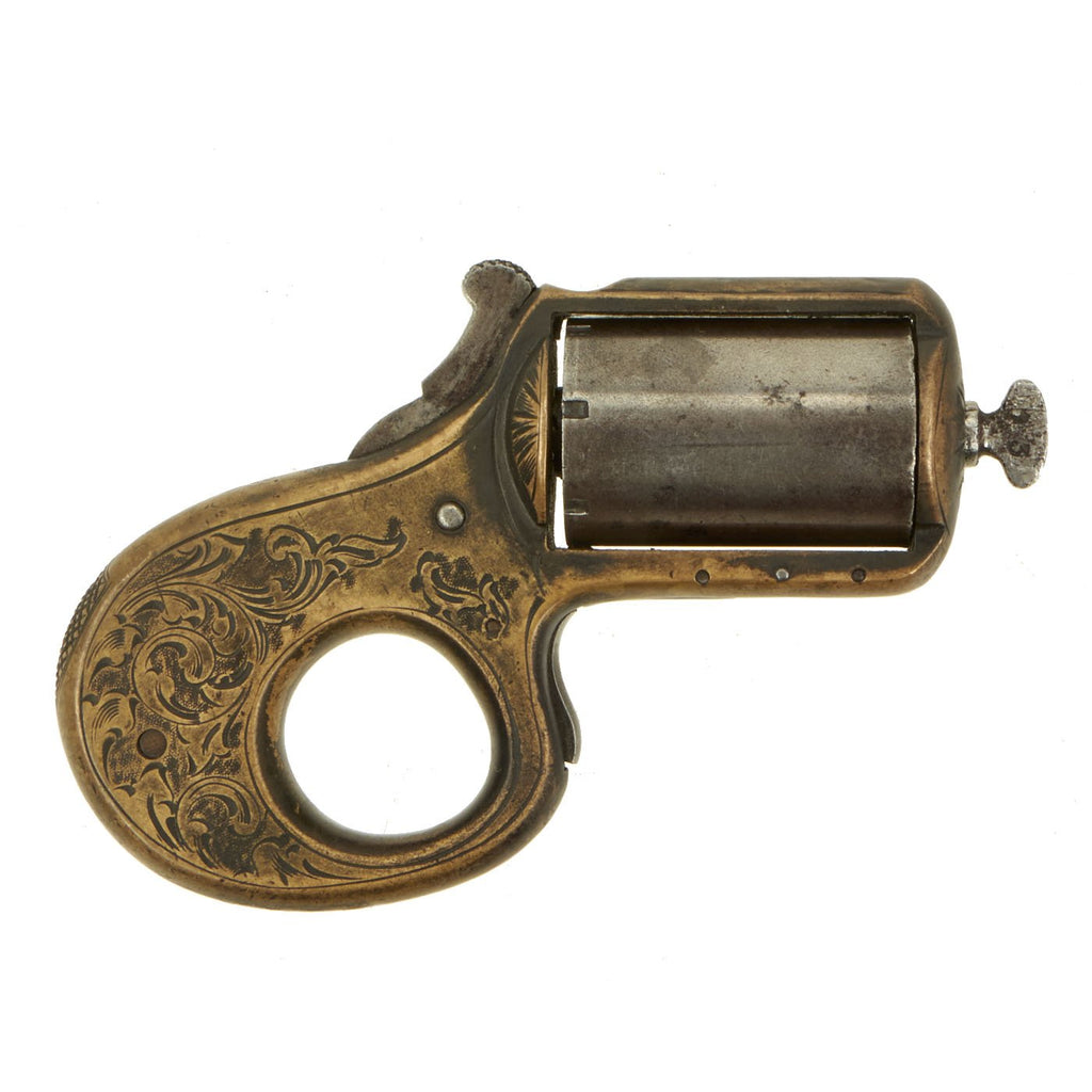 Original U.S. James Reid "My Friend" Knuckle Duster Pocket Pepperbox Revolver serial 8993 - c.1868 Original Items
