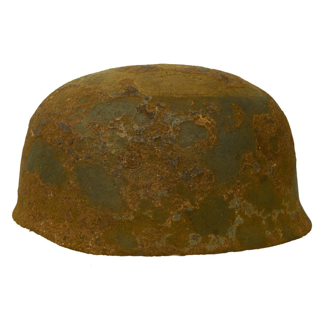Original German WWII Battlefield Pickup M38 Luftwaffe Fallschirmjäger Paratrooper Helmet Original Items