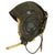 Original U.S. WWII Army Air Forces Aviator Flight Set - A-11 Flying Helmet with Earphones, AN6530 Goggles, A-14 Oxygen Mask Original Items