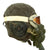 Original U.S. WWII Army Air Forces Aviator Flight Set - A-11 Flying Helmet with Earphones, AN6530 Goggles, A-14 Oxygen Mask Original Items
