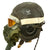 Original U.S. WWII Army Air Forces Aviator Flight Set - A-11 Flying Helmet with Earphones, AN6530 Goggles, A-14 Oxygen Mask Original Items