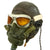 Original U.S. WWII Army Air Forces Aviator Flight Set - A-11 Flying Helmet with Earphones, AN6530 Goggles, A-14 Oxygen Mask Original Items