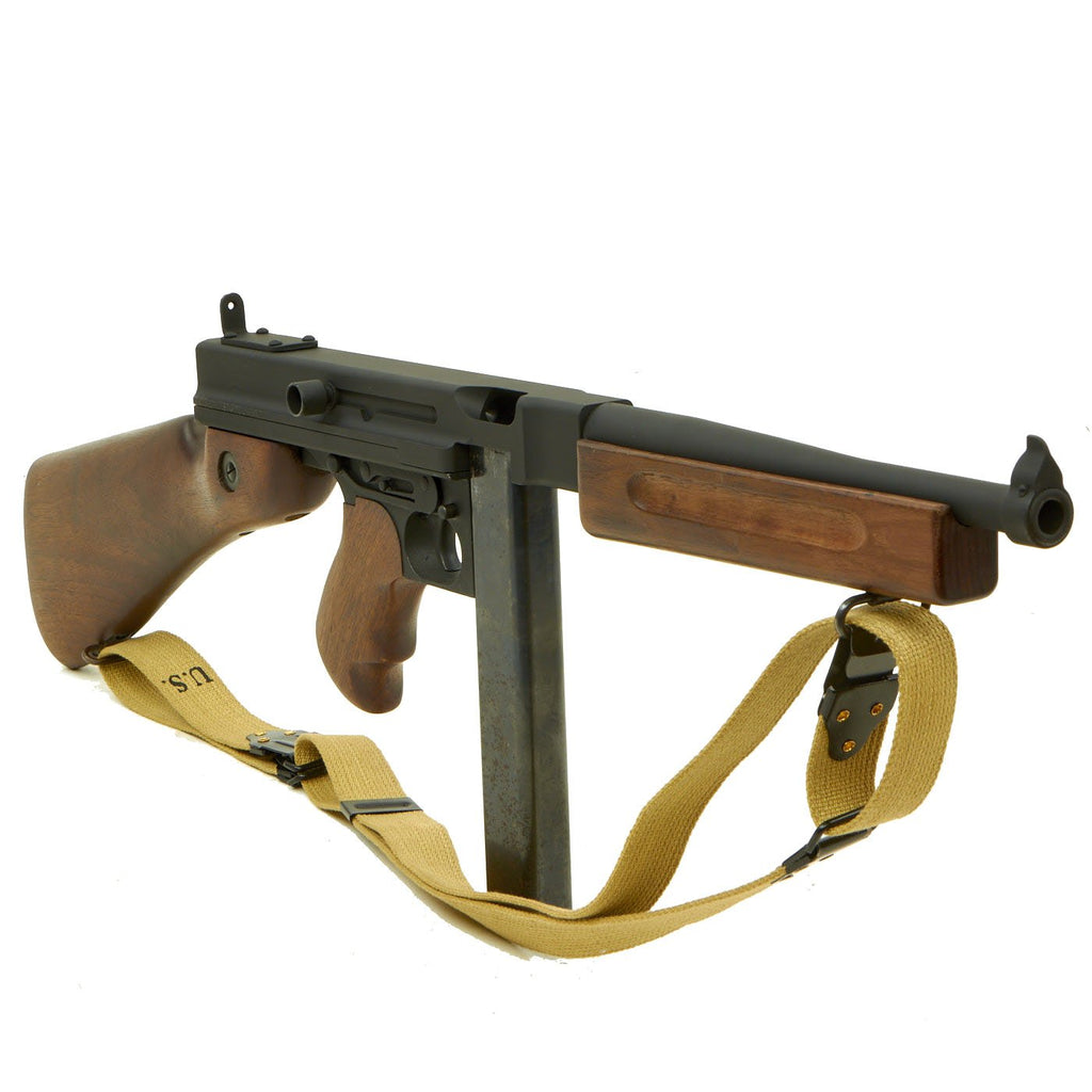 Original U.S. WWII Thompson M1A1 Display Submachine Gun with Aluminum Display Receiver - Serial 312343 Original Items