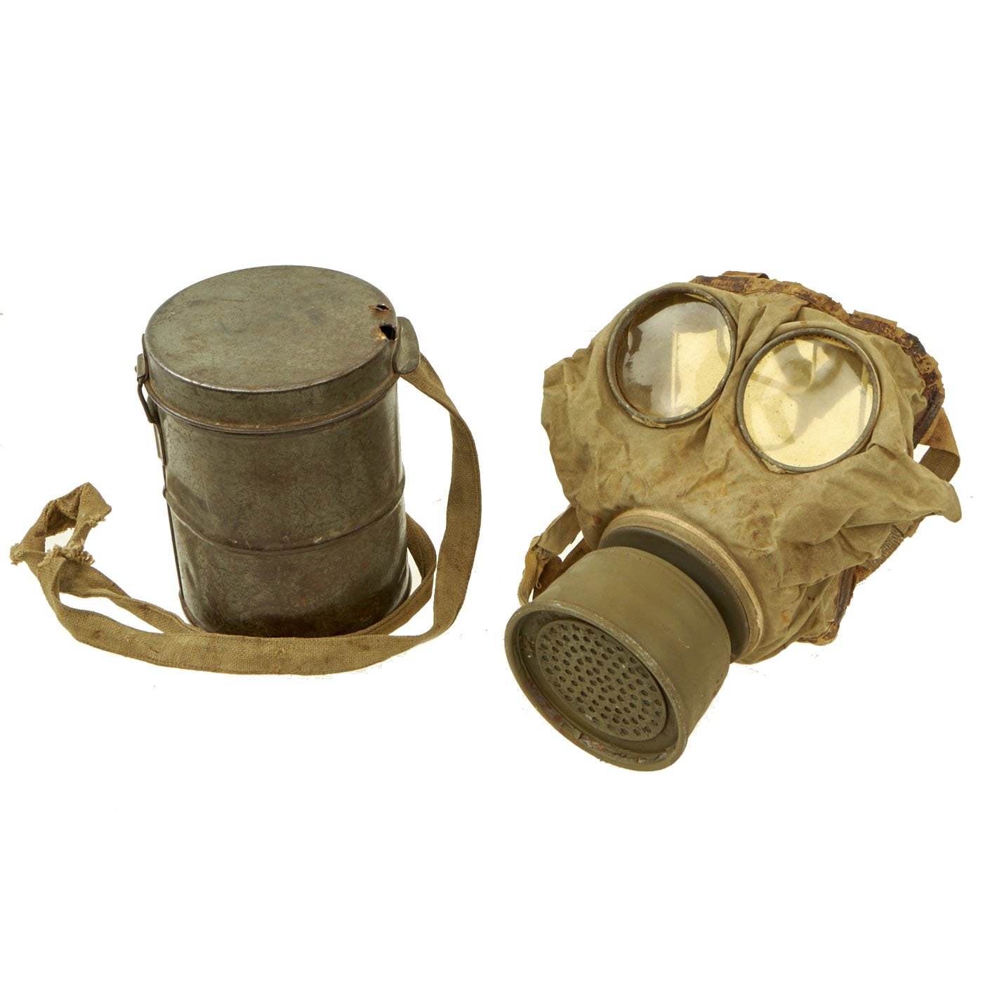 Imperial Gummimaske GM-15 Rubberized Gas Mask with – International Military Antiques