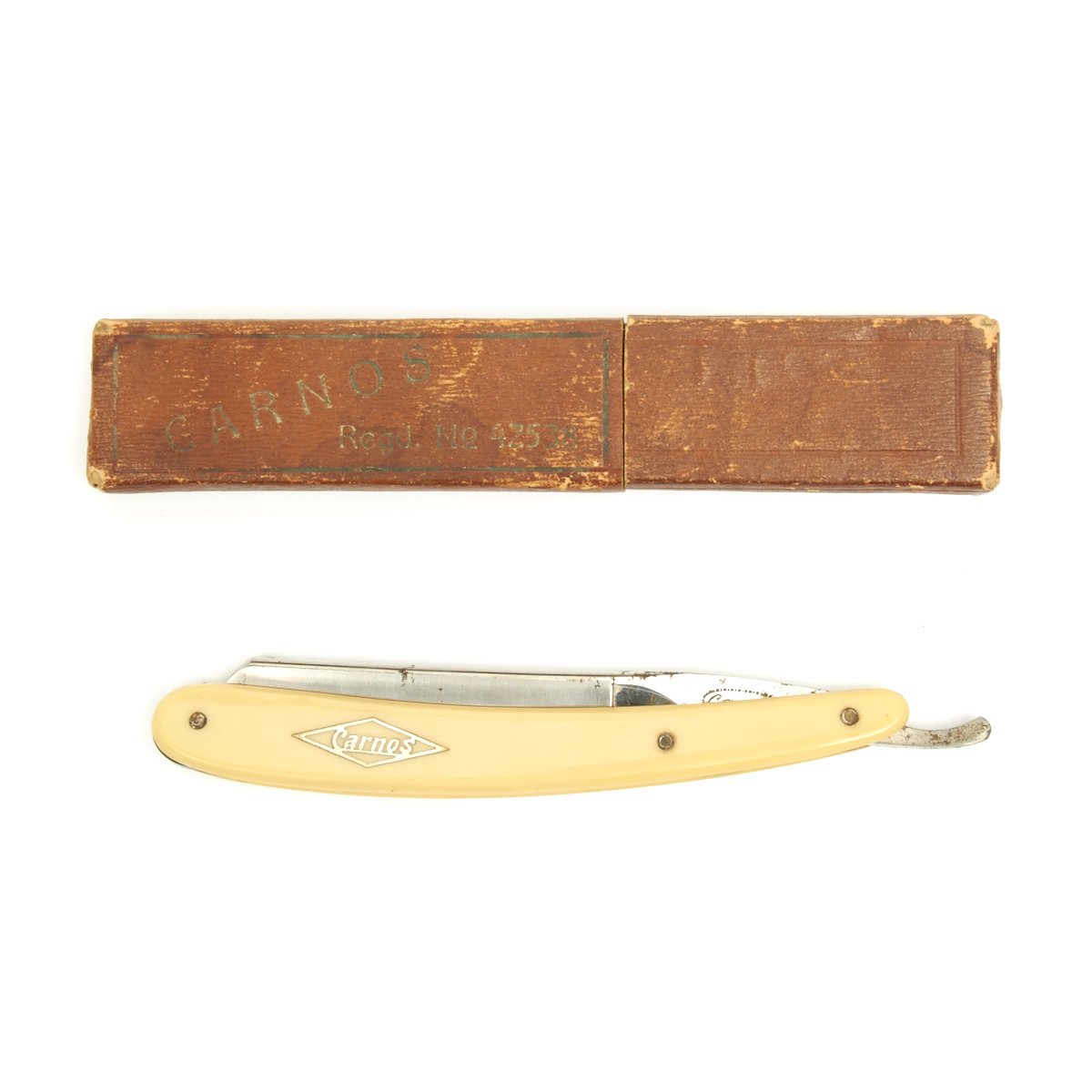 Original British WWI Officer's Cut Throat Razor with Strop and Trench ...