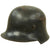 Original German WWII M34 Civic Square Dip NSDAP Double Decal Protection Police Steel Helmet Original Items