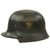 Original German WWII M34 Civic Square Dip NSDAP Double Decal Protection Police Steel Helmet Original Items