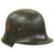 Original German WWII M34 Civic Square Dip NSDAP Double Decal Protection Police Steel Helmet Original Items