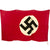 Original German WWII British Soldier Signed NSDAP Large National Flag Banner - 55" x 91" Original Items