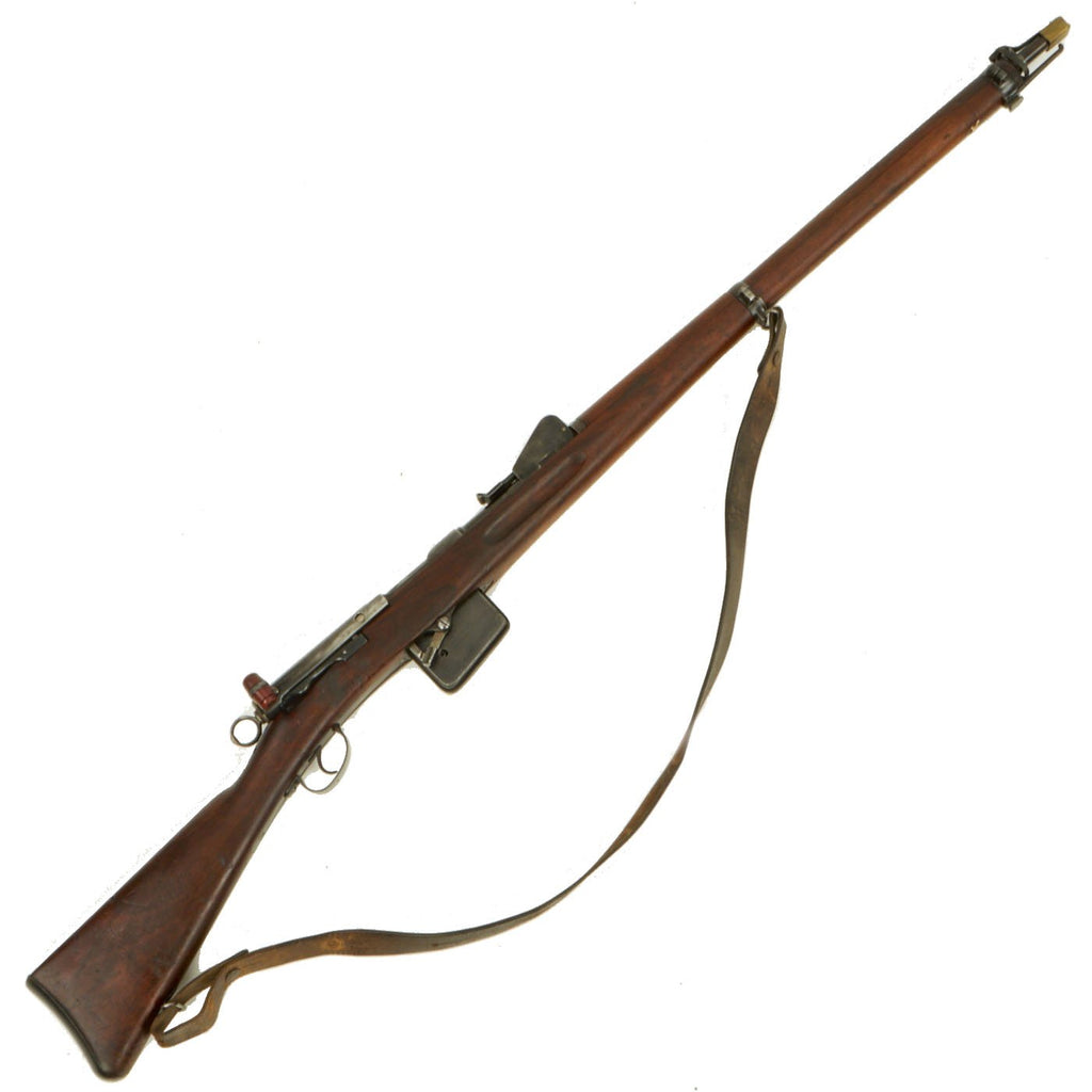 Original Swiss First Model 1889 Schmidt-Rubin Magazine Rifle with Muzzle Cover & Sling - Serial 86653 Original Items