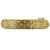 Original British WWI Royal Navy Trench Art Brass & Wood Cribbage Board marked DREADNOUGHT - dated 1906 Original Items