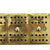 Original British WWI Royal Navy Trench Art Brass & Wood Cribbage Board marked DREADNOUGHT - dated 1906 Original Items