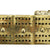 Original British WWI Royal Navy Trench Art Brass & Wood Cribbage Board marked DREADNOUGHT - dated 1906 Original Items