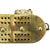Original British WWI Royal Navy Trench Art Brass & Wood Cribbage Board marked DREADNOUGHT - dated 1906 Original Items