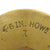 Original British WWI Trench Art Brass 4.5 inch Artillery Shell Model Officer's Visor Cap - dated 1916 Original Items