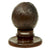 Original War of 1812 Era British Royal Navy “Bugbear’ Carved Coconut with Wooden Stand named to H.M.S. CYANE Original Items