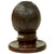 Original War of 1812 Era British Royal Navy “Bugbear’ Carved Coconut with Wooden Stand named to H.M.S. CYANE Original Items