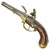 Original French M-1777 Brass Frame Flintlock Pistol by Maubeuge with Belt Hook marked to Ship HERMIONE Original Items