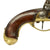 Original French M-1777 Brass Frame Flintlock Pistol by Maubeuge with Belt Hook marked to Ship HERMIONE Original Items