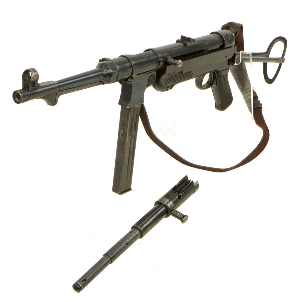 Original German WWII 1940 Dated MP 40 Display Gun by Steyr with Internals & Magazine - Matching Serial 9412 l Original Items