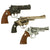 Original Hollywood Film Steel Prop .357 Magnum Cap Plug Firing Revolvers from Model Gun Co Japan - 3 Items Original Items