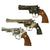 Original Hollywood Film Steel Prop .357 Magnum Cap Plug Firing Revolvers from Model Gun Co Japan - 3 Items Original Items