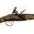Original 19th Century Balkan Embossed Brass Clad Flintlock Mediterranean "Pirate" Pistol - circa 1820 Original Items