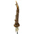 Original Early 20th Century German Antler Horn Hunting Knife - Nickel Silver Mounted with Scabbard Original Items
