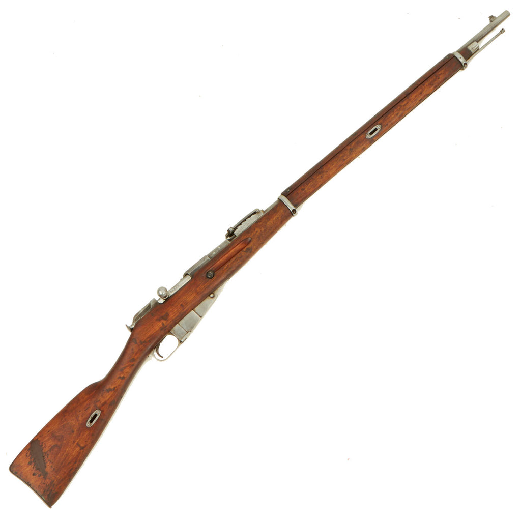 Original Antique Imperial Russian Mosin-Nagant M1891 Three-Line Infantry Rifle by Tula serial 147833 - dated 1898 Original Items