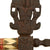 Original Ornate Indian 17th-18th Century Mughal Zahgnal Battle Axe with Decorated Bone Handle Original Items