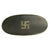 Original German WWII Officer Floreloid Brand Swastika Natural Bristle Hairbrush Set Original Items