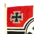 Original German WWII Battle Flag 80cm x 135cm by Textildruck Arlt in Schönheide - POW Bring Back Original Items