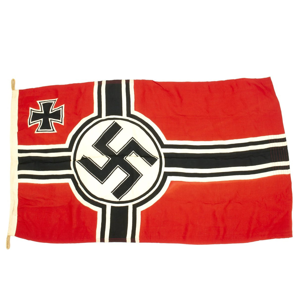 Original German WWII Battle Flag 80cm x 135cm by Textildruck Arlt in Schönheide - POW Bring Back Original Items