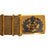 Original British WWI Era King George V Staff Officer's "Gimp" Leather Waist Belt Original Items