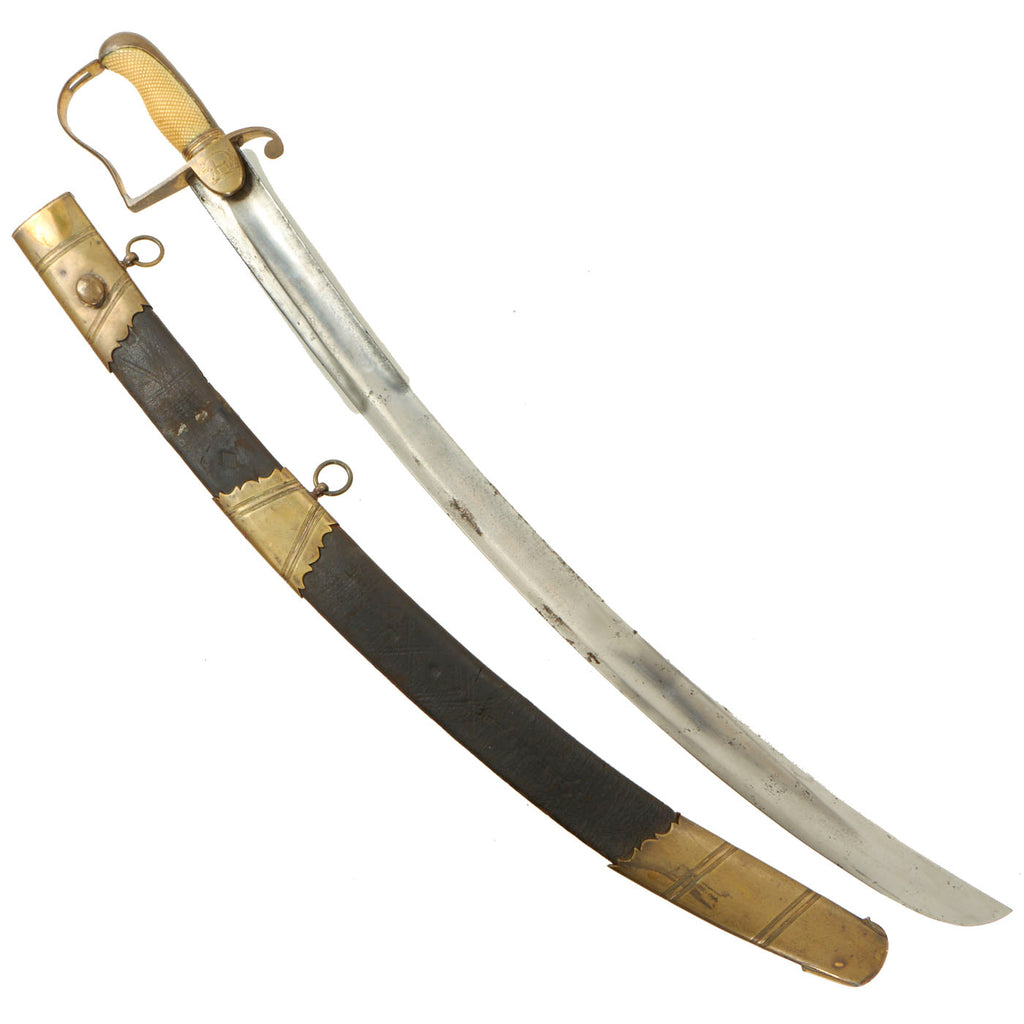 Original British Napoleonic Royal Navy Captain’s Fighting Saber named to Capt. John Edgcumbe R.N. (1775-1837) Original Items