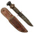 Original U.S. WWII Fighting Knife Set of Two Lot - USN Mark 1 Fighting Knife by Henry Boker & Co and Cuustom Made Original Items