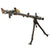 Original German WWII MG 34 Display Machine Gun by Waffenwerke Brünn with Tan Belt Drum - both dated 1944 Original Items