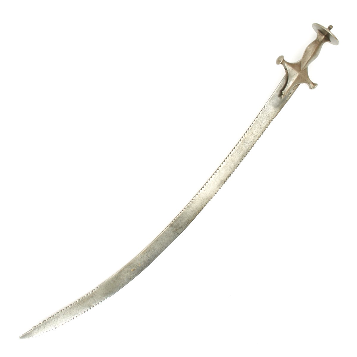 Original Indian 19th Century Tulwar Battle Sword with Serrated